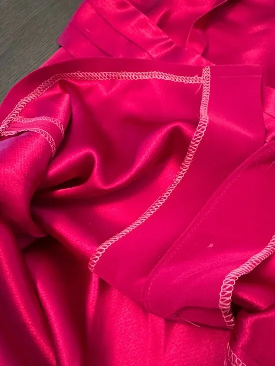 Vintage NEW with Tags LOUBEN Camisole Top Dark Hot Pink size 8 Satin accents - Picture 6 of 8